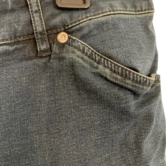 J Jill Womens Stretch Straight Leg Slim Ankle Dark Wash Jeans sz 10 x 27 Ankle - Picture 5 of 16